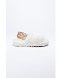 SIKSILK - Womenss Fluffy Slide Slippers - Lyst