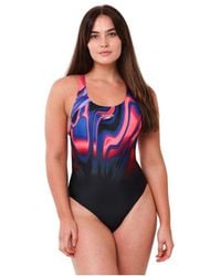 Speedo - Womenss Placement Digital Powerback Swimsuit - Lyst
