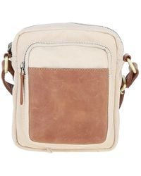 Fenland Sheepskin - Real Leather X Canvas Flight Bag - Lyst