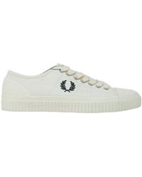 Fred Perry - Hughes Low Canvas Light Trainers - Lyst