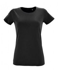 Sol's - Ladies Regent Fit Short Sleeve T-Shirt (Deep) - Lyst