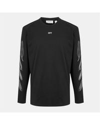Off-White c/o Virgil Abloh - Diags Skate Long Sleeve T-Shirt - Lyst