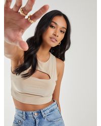 Pink Vanilla - Letterbox Slinky Crop Top - Lyst