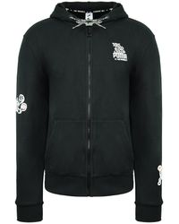 PUMA - X Mr. Doodle Long Sleeve Zip Up Hooded Jumper 598681 01 Cotton - Lyst