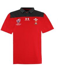 Under Armour - Rugby World Cup Loose Short Sleeve Polo Shirt 1341608 600 - Lyst