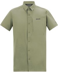 Regatta - Travel Light Anti-Insect Short-Sleeved Shirt (Sage) - Lyst