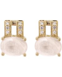 Orphelia - 'Alena' 925 Sterling Stud Earrings - Lyst