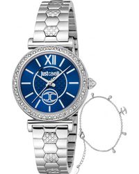 Just Cavalli - Jc1L273M0045 Ladies Varenna Watch And Bracelet Gift Set - Lyst