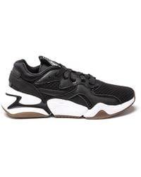 PUMA - Nova 90's Block Running Trainers Leather - Lyst
