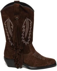 Steve Madden - Suede Wallace Boot Browns - Lyst