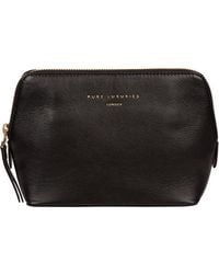 Pure Luxuries - 'Theydon' Leather Make-Up Bag - Lyst