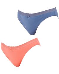 DIM - Pack-2 Eco- Panties With Matching Interior Lining D09Aj - Lyst