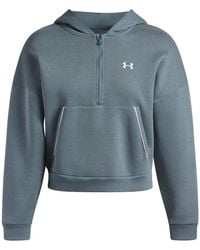 Under Armour - Ua Rival Relaxed Fit Drop Shoulder Hooded Neck Sweatshirt - Lyst