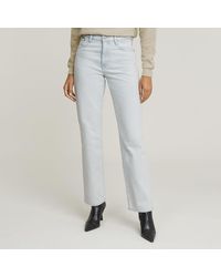 G-Star - Viktoria High Straight Jeans - Lyst