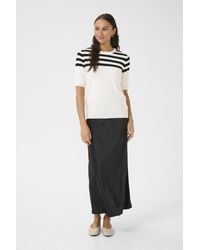 Kaffe - Pullover Regular Fit Offwhite - Lyst