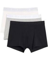 Ben Sherman - Tonal Boxer Shorts (Pack Of 3) - Lyst