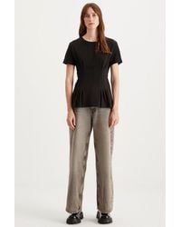 Grimelange - Corset Crew Neck T-Shirt - Lyst