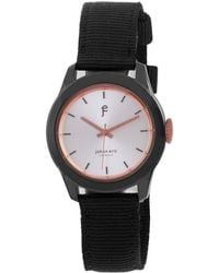 Johan Eric - Naestved, Sunray Dial Watch W Rose Ip Hands & Indexes, Sporty Canvas - Lyst