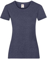 Fruit Of The Loom - Ladies/ Lady-Fit Valueweight Short Sleeve T-Shirt (Pack Of 5) (Vintage Heather) - Lyst