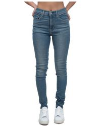 Levi's - Dames 720 High Rise Super Skinny Jeans In Lichtblauw - Lyst