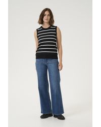 Kaffe - Pullover Regular Fit Offwhite - Lyst