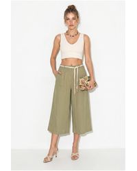 Bianco Lucci - Culotte Pants - Lyst