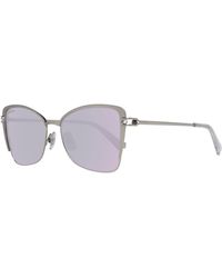 Swarovski - Metalen Zonnebril Met Rechthoekige Vorm Sk0314 - Lyst