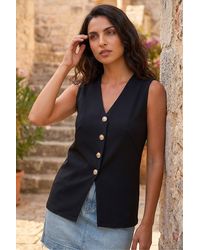 D.u.s.k - Statement Button Waistcoat - Lyst