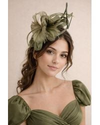 SVNX - Floral Feather Fascinator With Loops - Lyst