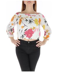 Guess - Witte Top - Lyst
