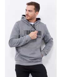 TOMMY LIFE - Printed Hooded Sweatshirt - Lyst