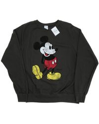 Disney - Mickey Mouse Classic Kick Sweatshirt (Light Graphite) - Lyst