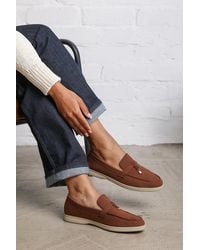 Where's That From - Wheres 'Pegasus' Slip On Trim Loafers With Accessory Detailing - Lyst