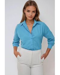 Hiccup - Classic Long Sleeve Cotton Shirt - Lyst