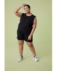 Mountain Warehouse - 'Lunar' Oversized Vest Casual Lightweight Stretchy Ladies Loose Fit Top Cotton - Lyst