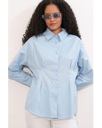 Bigdart - Fitted Poplin Shirt With Button Front - Lyst