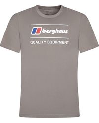 Berghaus - Quality Equipment Logo T Shirt Cotton - Lyst