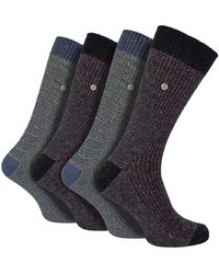 Jeep - 4 Pack Cotton Dress Socks - Lyst