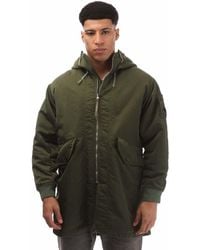 C.P. Company - Nylon B Gevoerde Parka Jas Met Capuchon Voor In Groen - Lyst