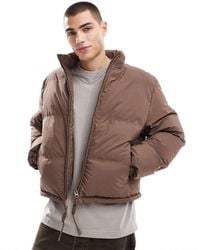 ASOS - Cropped Puffer Jacket - Lyst