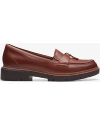 Clarks - Westlynn Bella Tan Leather Shoes - Lyst