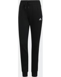 adidas - 3 Stripe French Terry Jogger Pant - Lyst