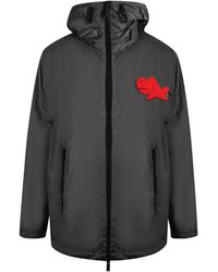 DSquared² - Large Dsq2 Logo Jacket Nylon - Lyst