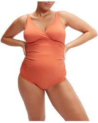 Speedo - V-neck Maternity U-back Swimsuit - Lyst