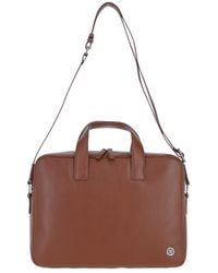 Brampton London - 'Maven' Real Leather Messenger Bag - Lyst