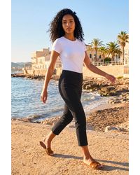 Roman - 3/4 Length Stretch Elastic Waist Trouser - Lyst