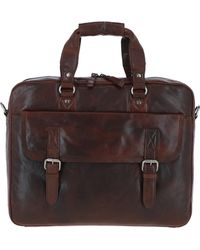 Ashwood Leather - 'Stefano' Real Vintage Laptop Work Bag - Lyst