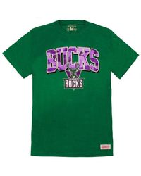 Mitchell & Ness - Nes Nba Milwaukee Bucks T-Shirt - Lyst