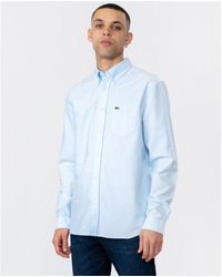 Lacoste - Casual Long Sleeve Woven Shirt - Lyst