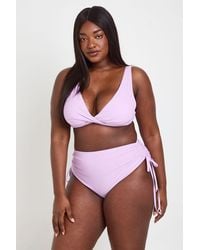 Boohoo - Plus Swimwear Essentials Tummy Control High Waist Brief - Lyst